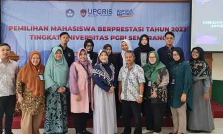 Pemilihan mahasiswa berprestasi tahun 2023 tingkat Universitas PGRI Semarang